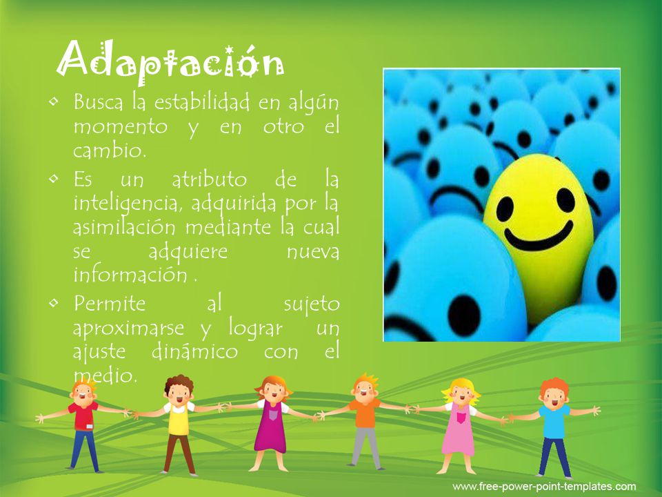 Adaptación Busca la estabilidad en algún momento y en otro el cambio.