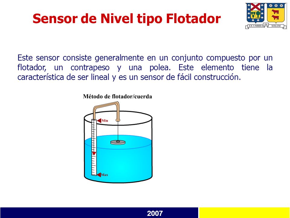 Sensor de Nivel tipo Flotador