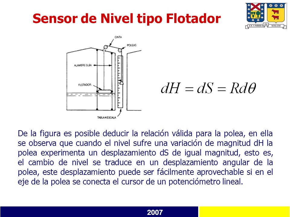 Sensor de Nivel tipo Flotador