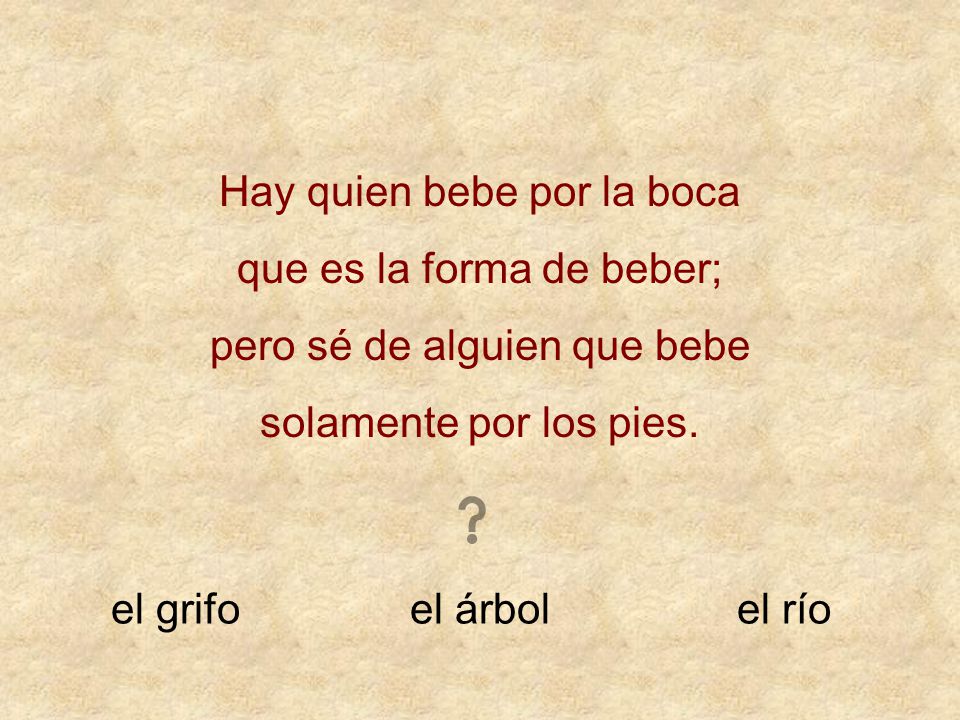 Hay quien bebe por la boca que es la forma de beber;