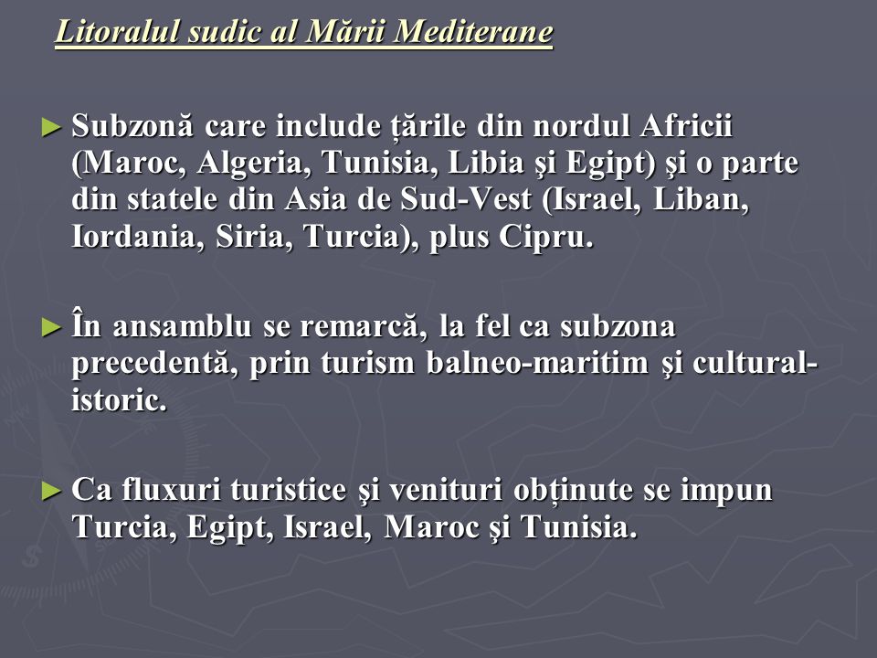 Litoralul sudic al Mării Mediterane