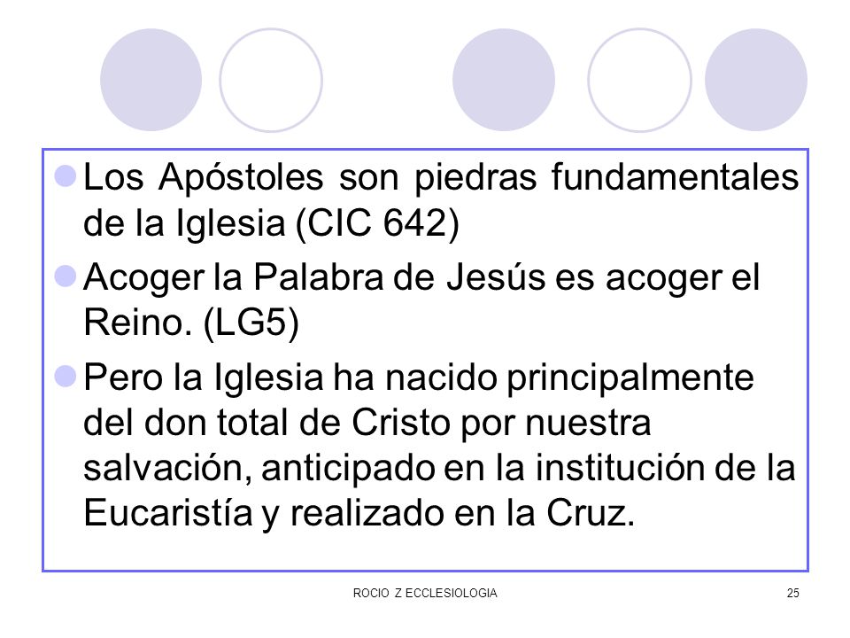 Los Apóstoles son piedras fundamentales de la Iglesia (CIC 642)