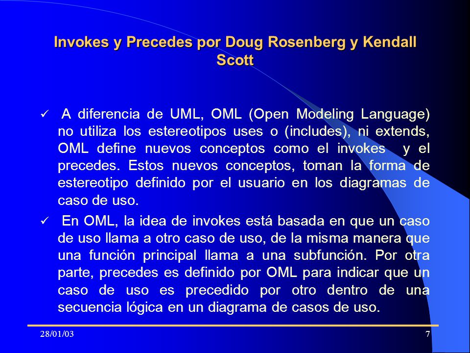 Invokes y Precedes por Doug Rosenberg y Kendall Scott