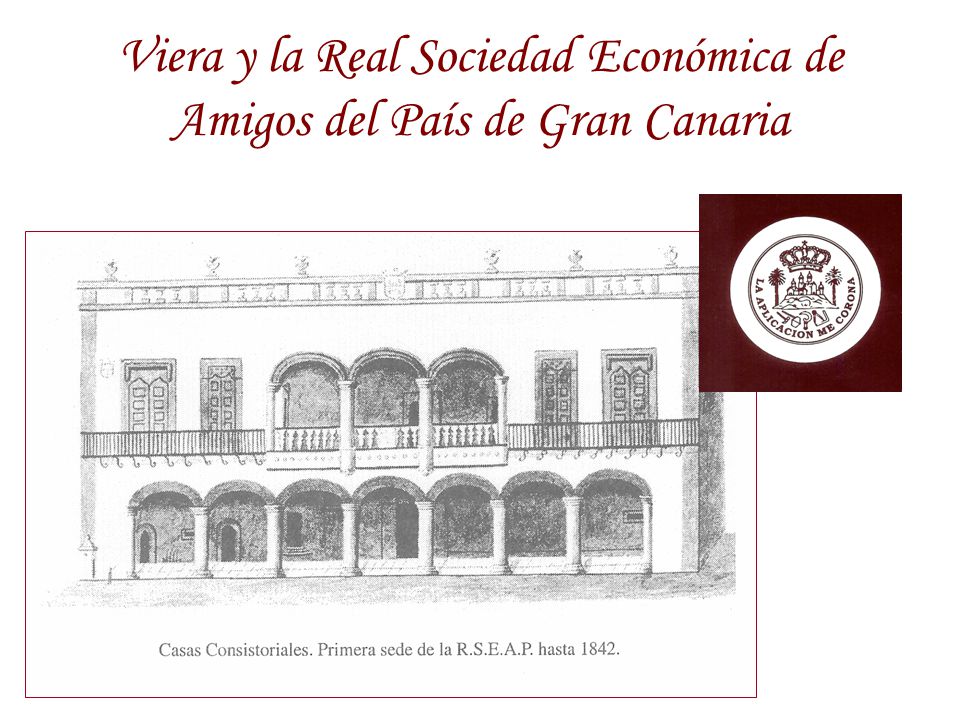 Viera y la Real Sociedad Económica de Amigos del País de Gran Canaria