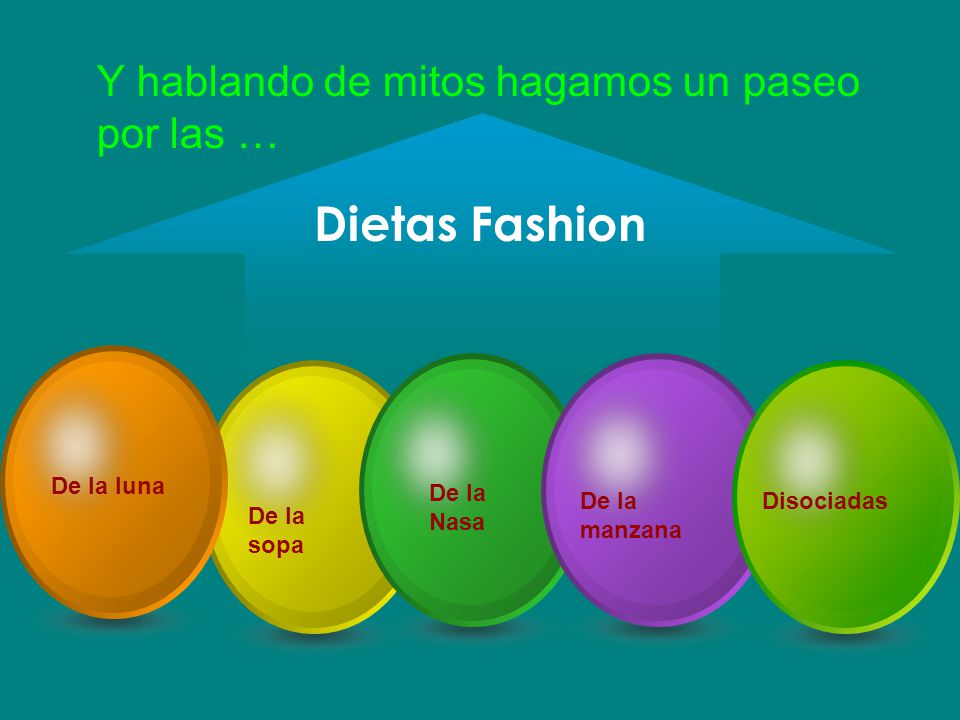 Dietas Fashion Y hablando de mitos hagamos un paseo por las …