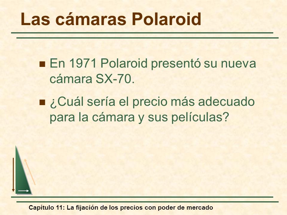 Las cámaras Polaroid En 1971 Polaroid presentó su nueva cámara SX-70.