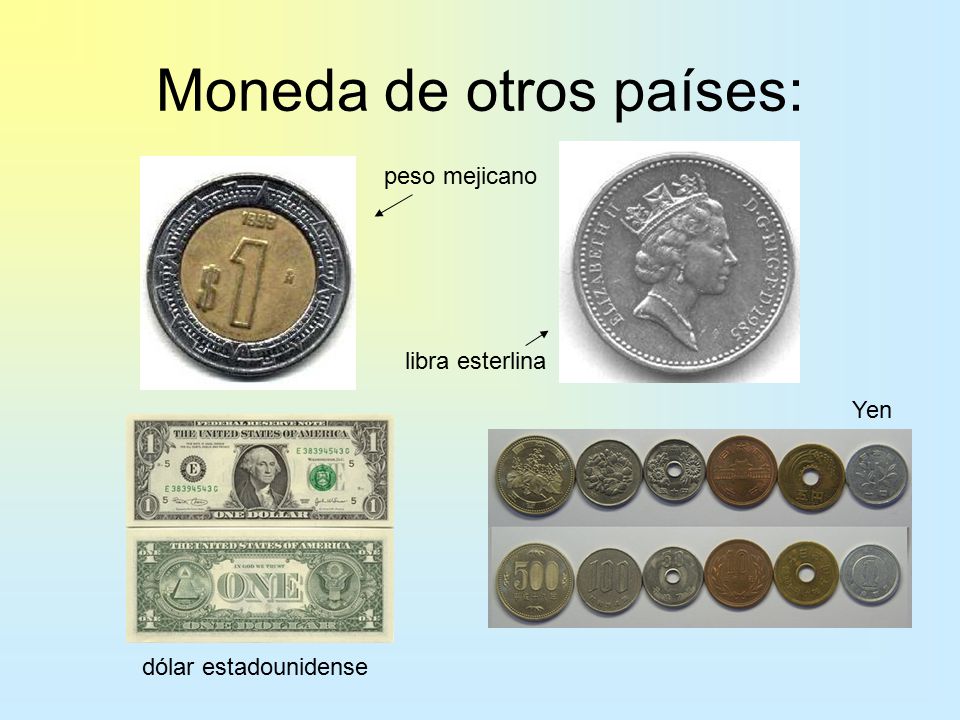 Moneda de otros países: