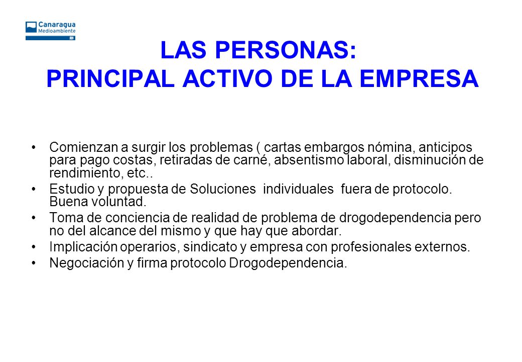 LAS PERSONAS: PRINCIPAL ACTIVO DE LA EMPRESA