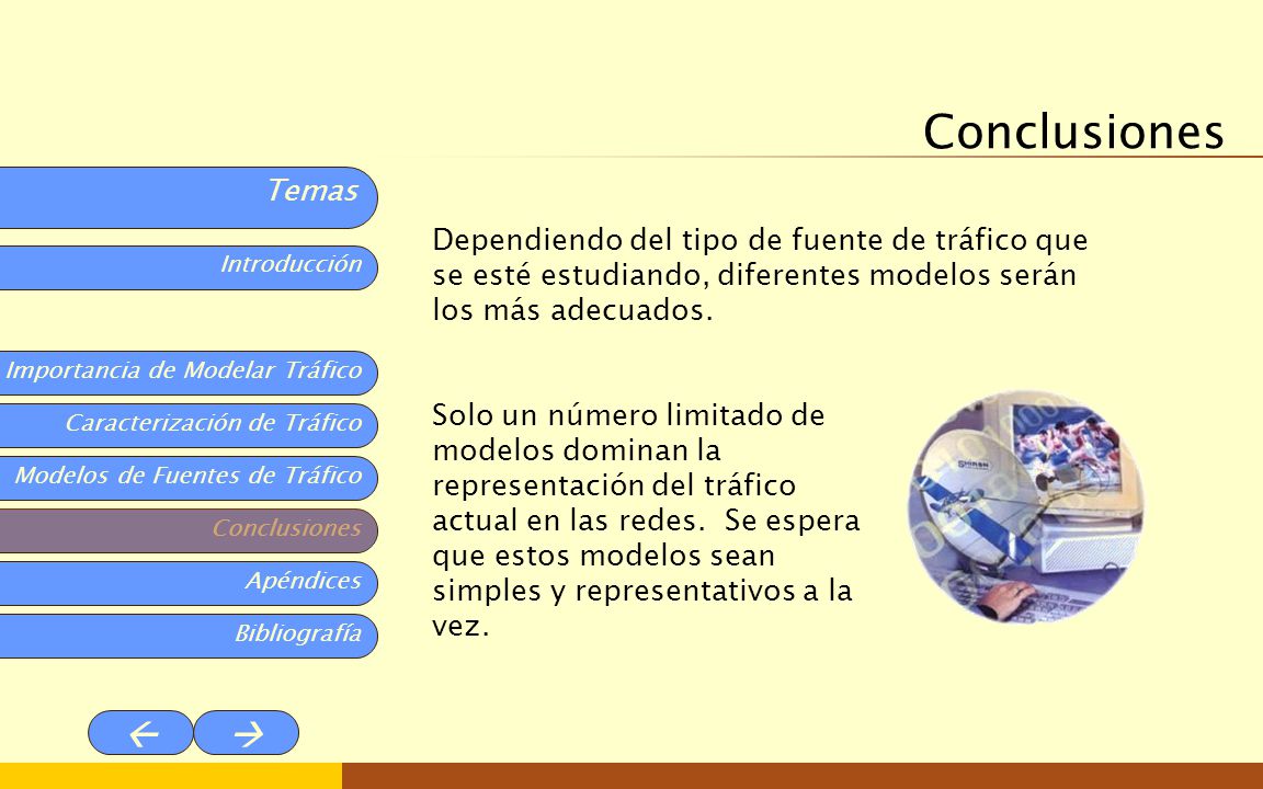 Conclusiones Dependiendo del tipo de fuente de tráfico que se esté estudiando, diferentes modelos serán los más adecuados.