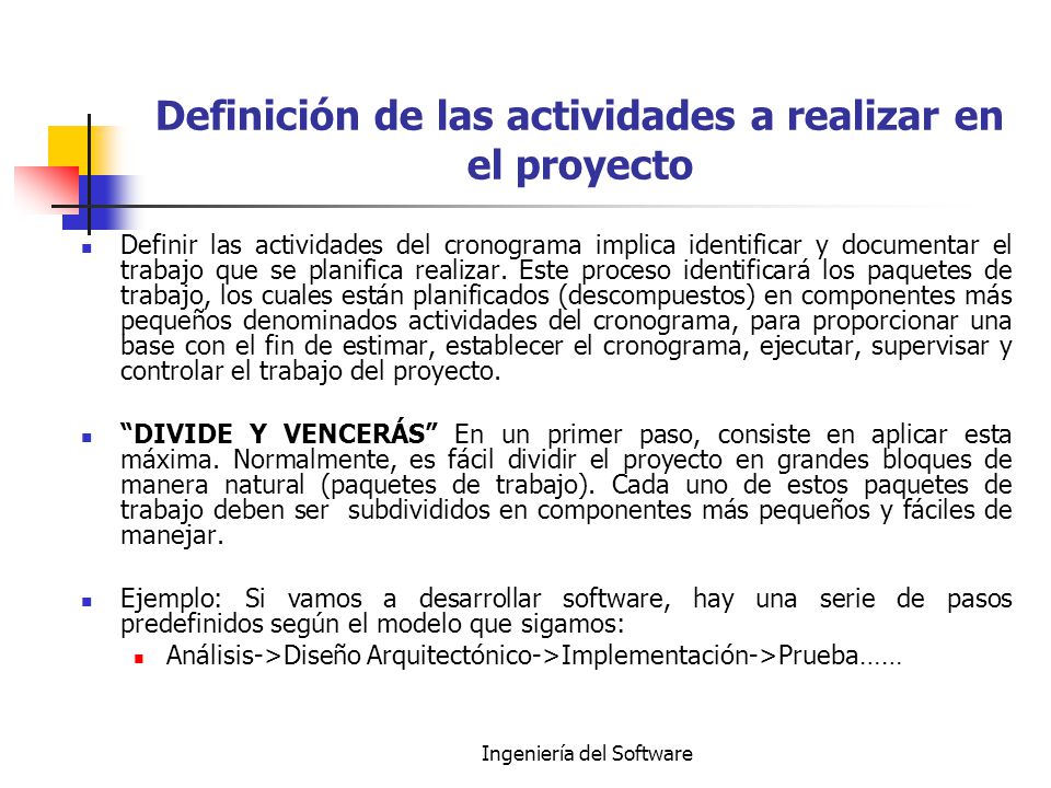 GESTIÓN DEL TIEMPO Y COSTES DEL PROYECTO - ppt descargar