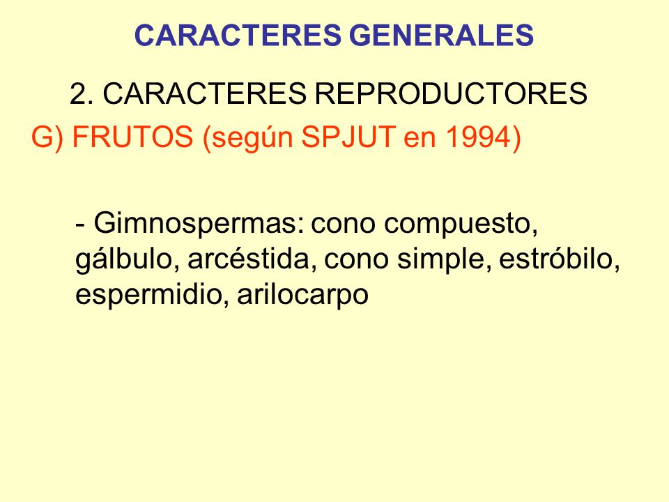 2. CARACTERES REPRODUCTORES