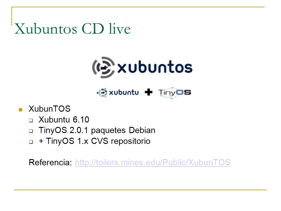 Xubuntos CD live XubunTOS Xubuntu 6.10 TinyOS paquetes Debian