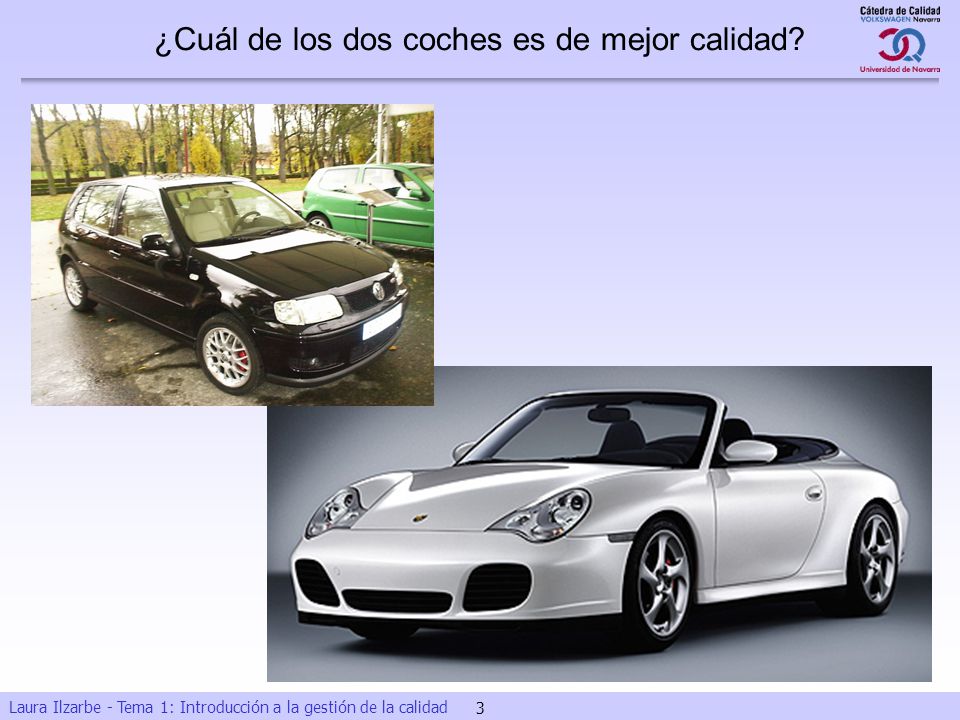 ¿Cuál de los dos coches es de mejor calidad