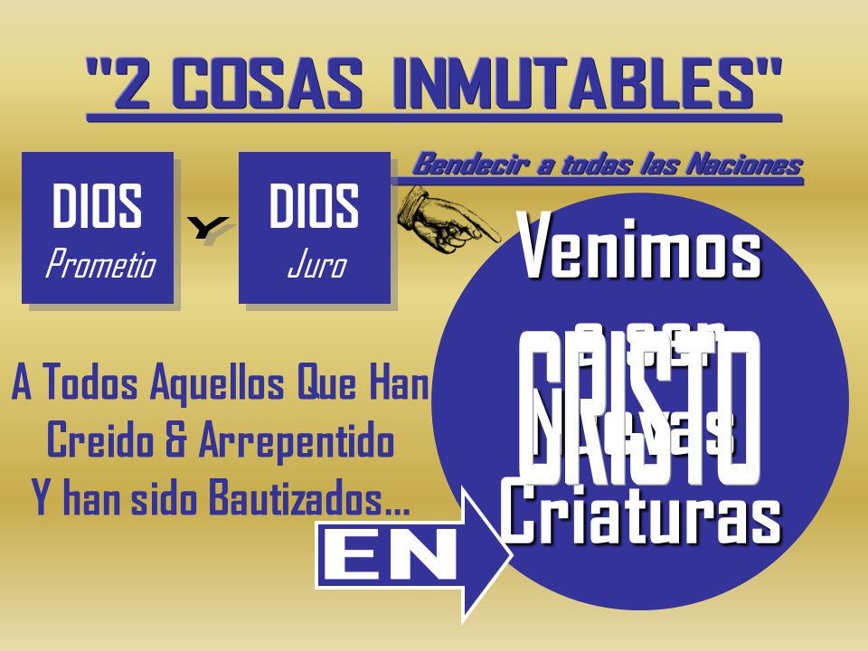 Bendecir a todas las Naciones A Todos Aquellos Que Han
