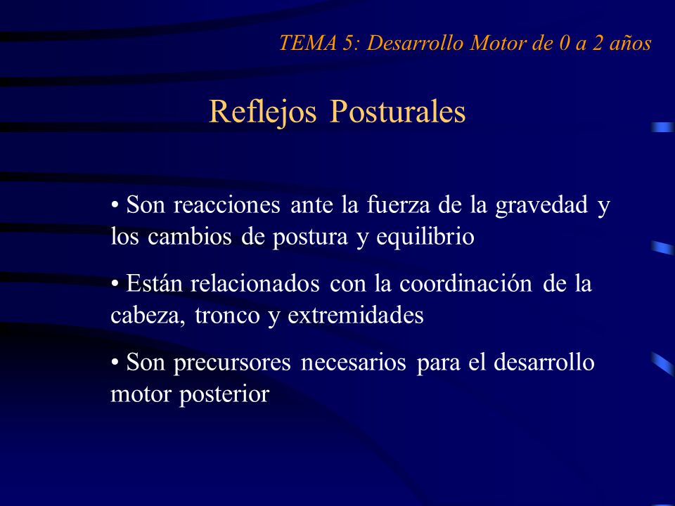 TEMA 5: Desarrollo Motor de 0 a 2 años