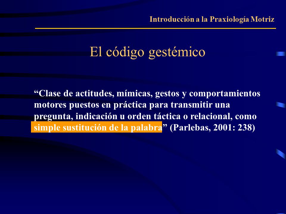 Introducción a la Praxiología Motriz