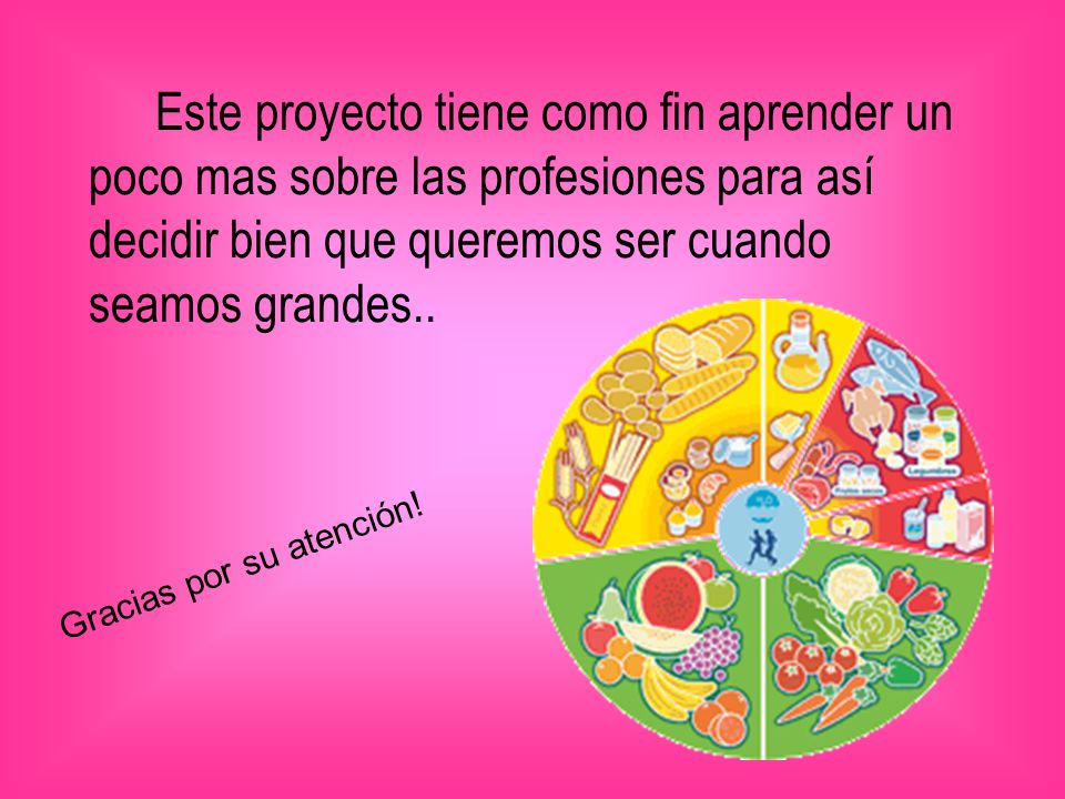 Este proyecto tiene como fin aprender un poco mas sobre las profesiones para así decidir bien que queremos ser cuando seamos grandes..