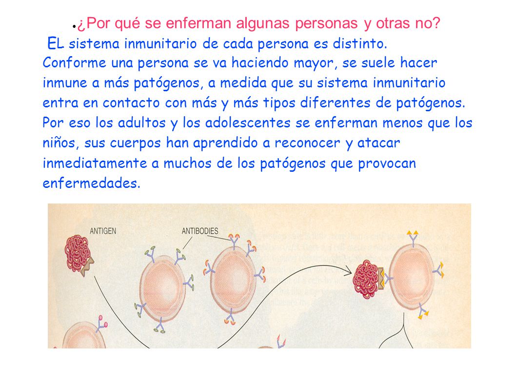 ¿Por qué se enferman algunas personas y otras no
