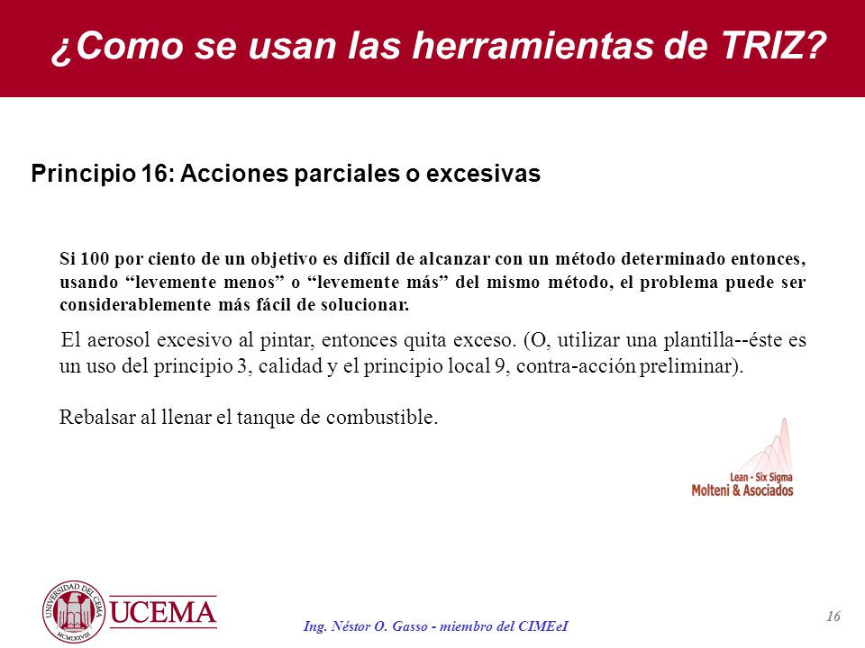 ¿Como se usan las herramientas de TRIZ