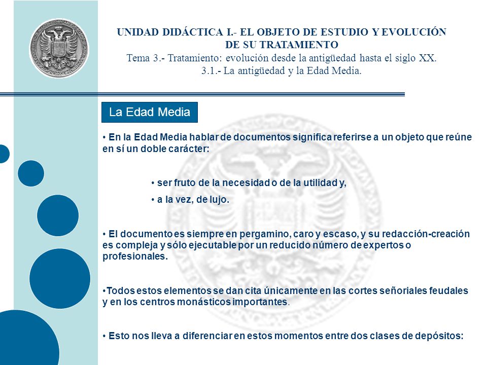UNIDAD DIDÁCTICA I.- EL OBJETO DE ESTUDIO Y EVOLUCIÓN DE SU TRATAMIENTO