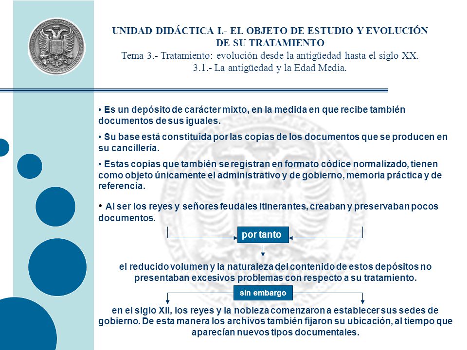 UNIDAD DIDÁCTICA I.- EL OBJETO DE ESTUDIO Y EVOLUCIÓN DE SU TRATAMIENTO