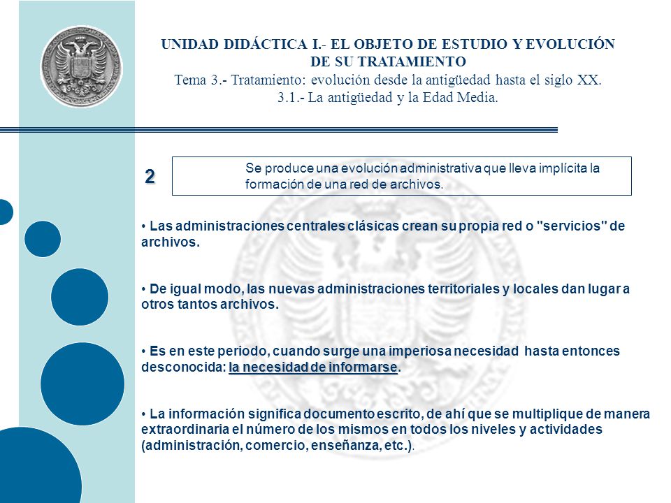 UNIDAD DIDÁCTICA I.- EL OBJETO DE ESTUDIO Y EVOLUCIÓN DE SU TRATAMIENTO