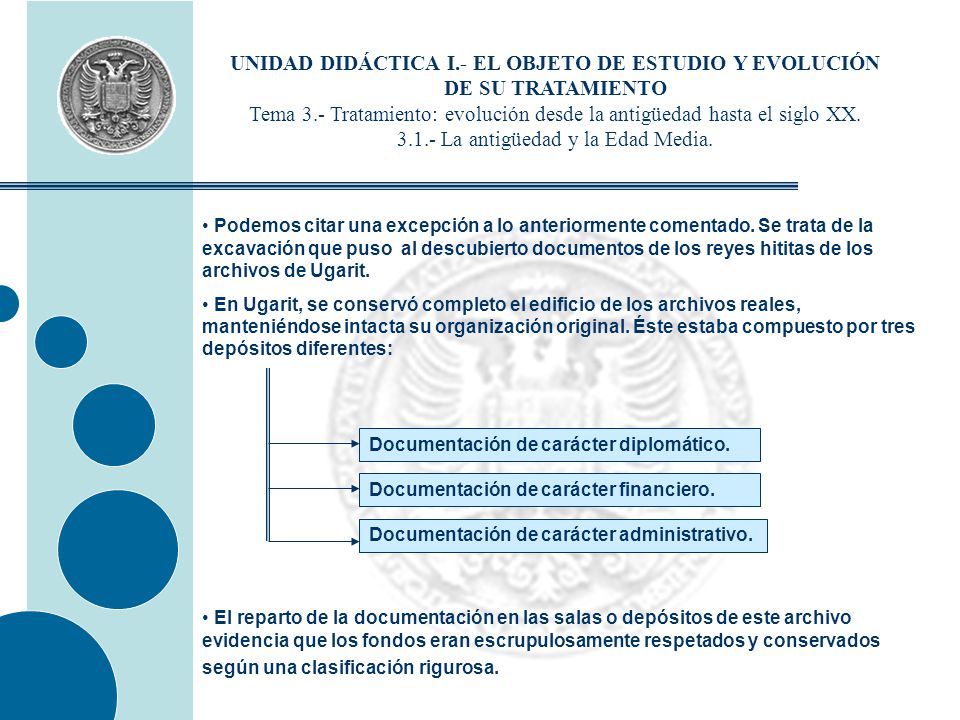 UNIDAD DIDÁCTICA I.- EL OBJETO DE ESTUDIO Y EVOLUCIÓN DE SU TRATAMIENTO