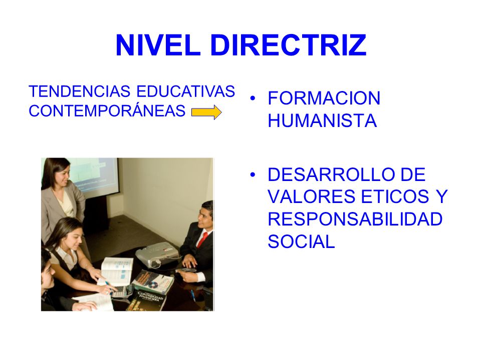 NIVEL DIRECTRIZ FORMACION HUMANISTA