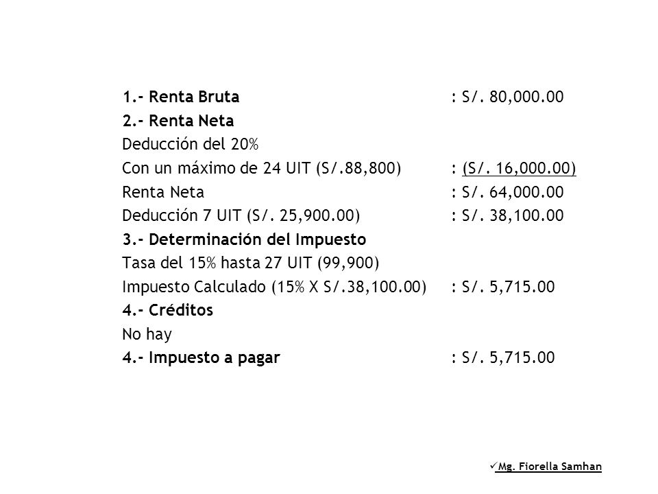 Con un máximo de 24 UIT (S/.88,800) : (S/. 16,000.00)