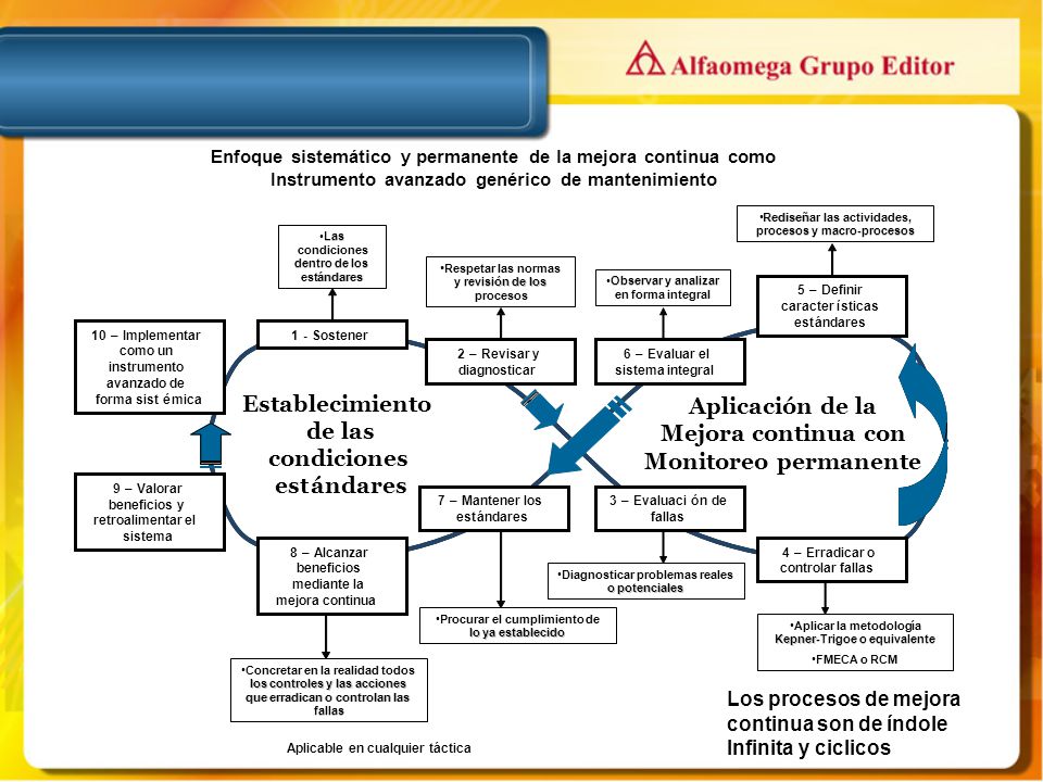 Aplicación de la Mejora continua con Monitoreo permanente