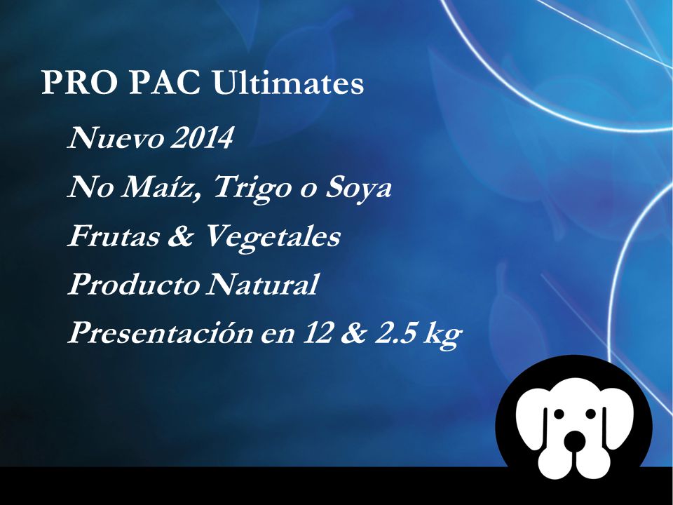 PRO PAC Ultimates Nuevo 2014 No Maíz, Trigo o Soya Frutas & Vegetales