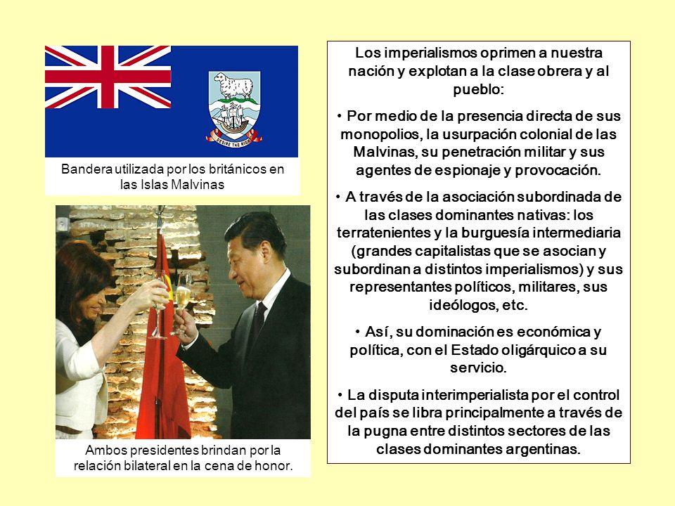 Bandera utilizada por los británicos en las Islas Malvinas