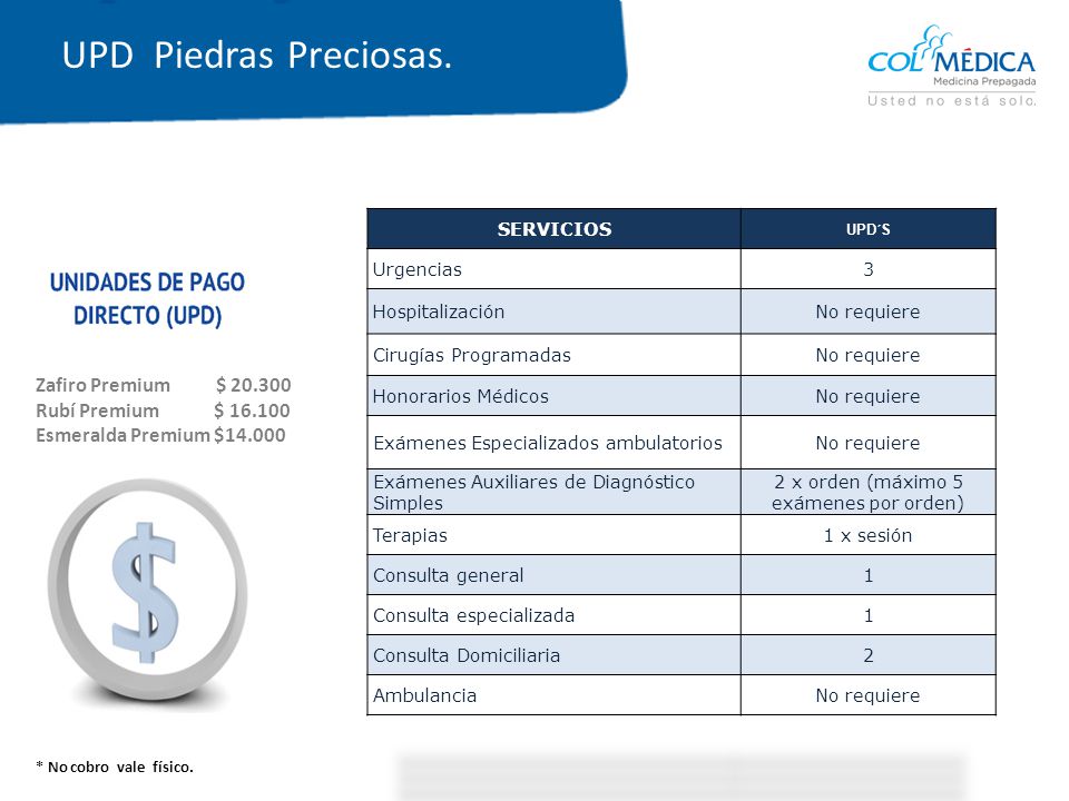 2 x orden (máximo 5 exámenes por orden)