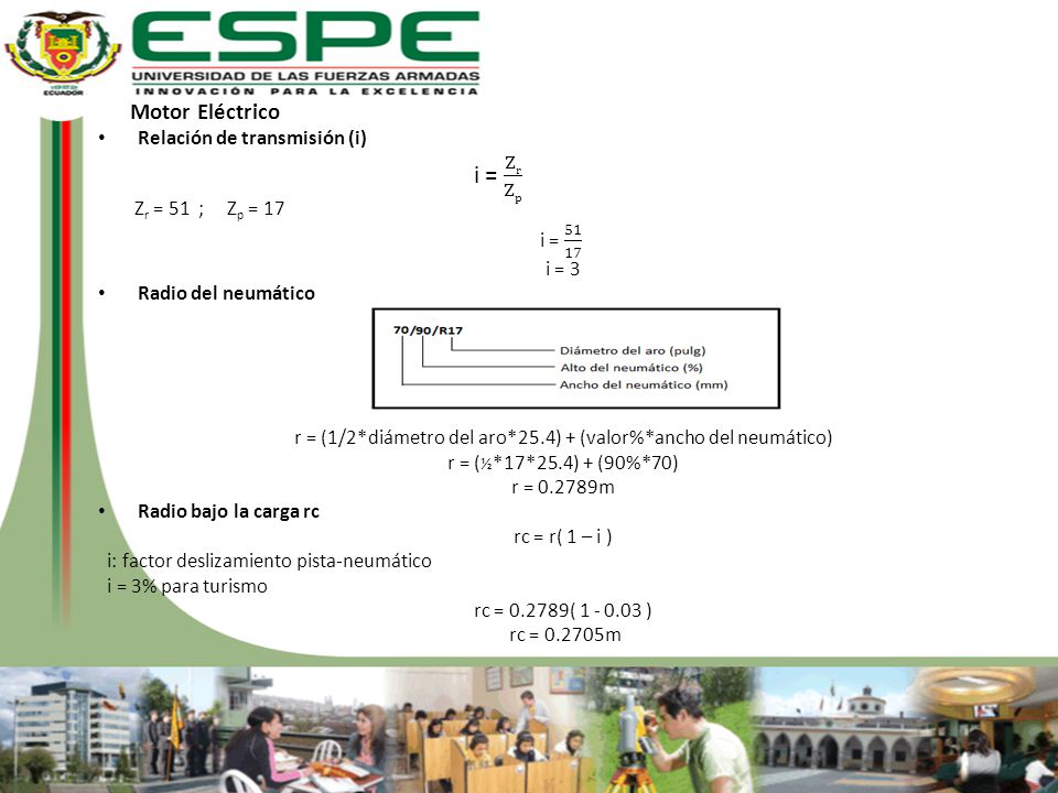 r = (1/2*diámetro del aro*25.4) + (valor%*ancho del neumático)