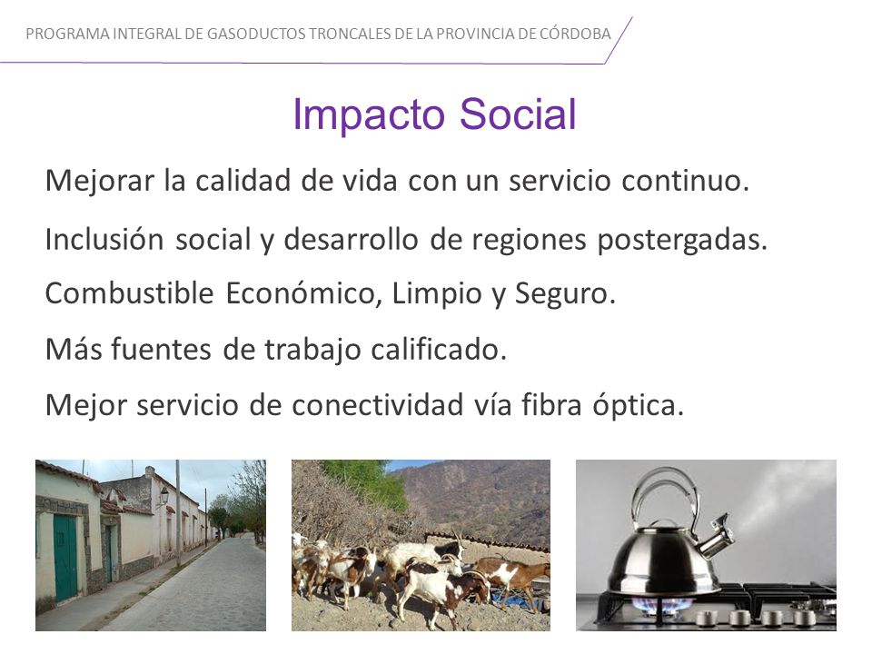 Impacto Social Mejorar la calidad de vida con un servicio continuo.