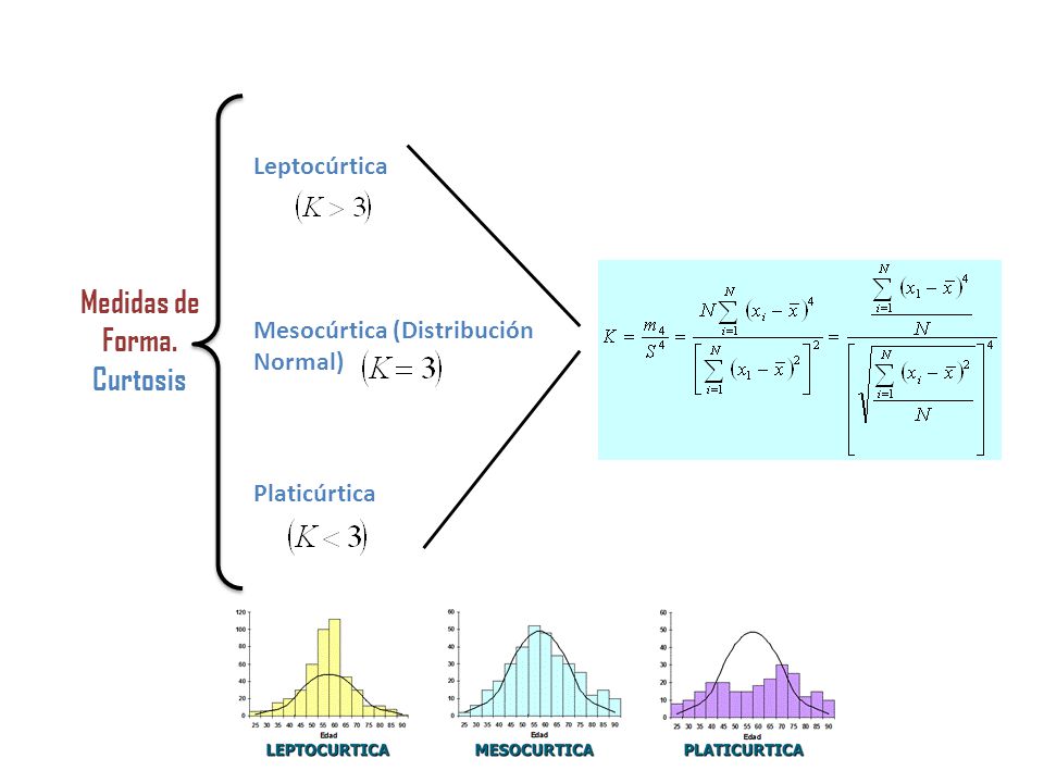 Medidas de Forma. Curtosis