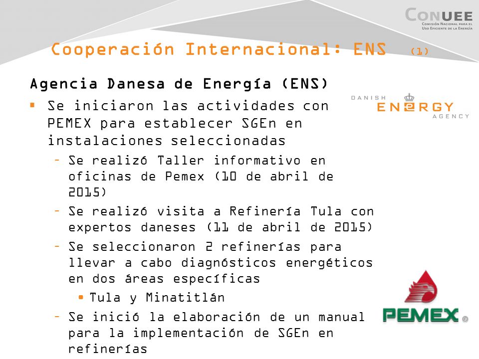 Cooperación Internacional: ENS (1)