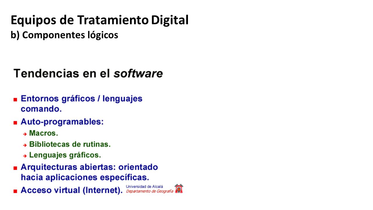 Equipos de Tratamiento Digital