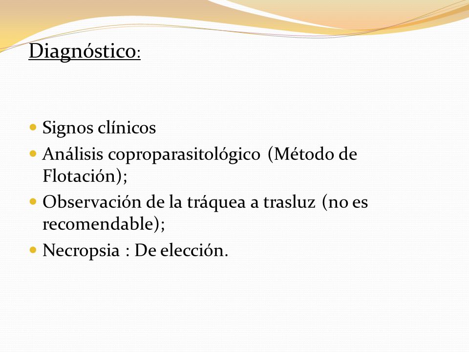 Diagnóstico: Signos clínicos