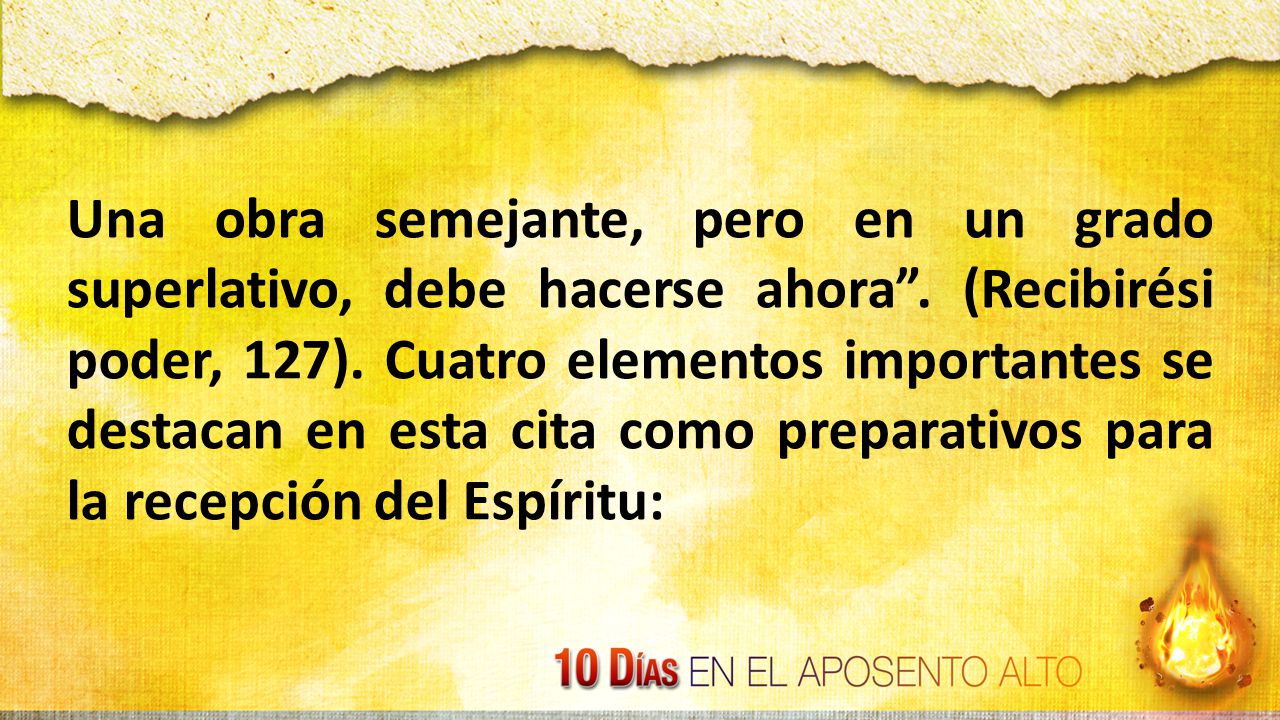 Una obra semejante, pero en un grado superlativo, debe hacerse ahora
