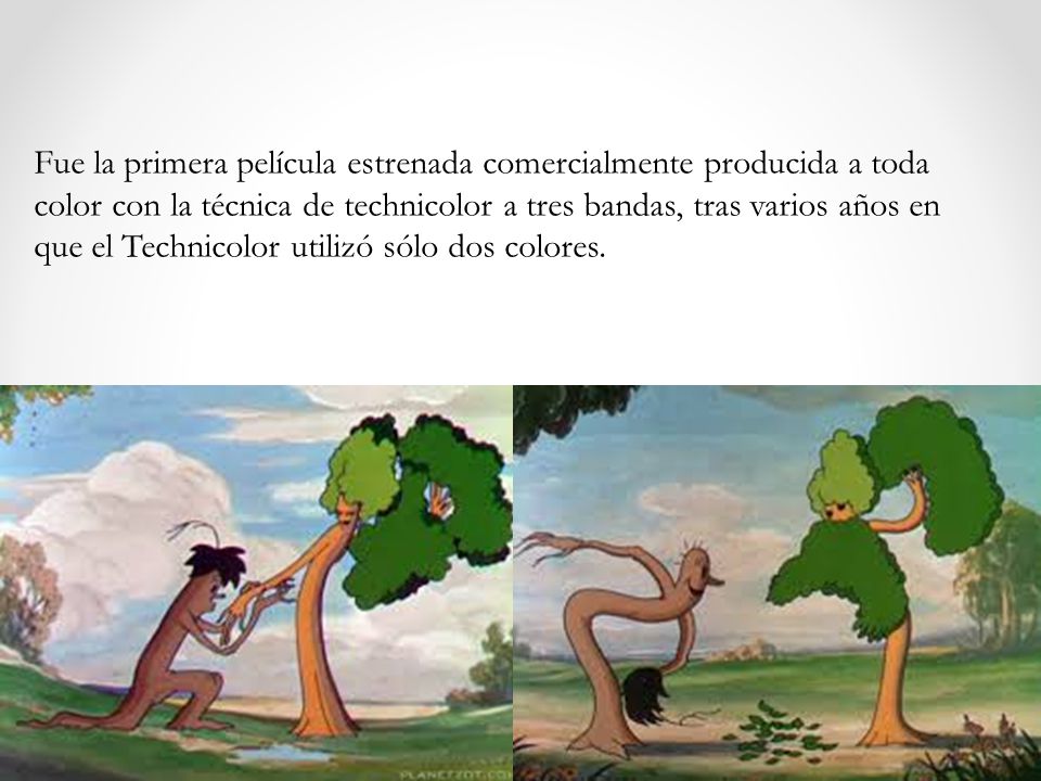 Fue la primera película estrenada comercialmente producida a toda color con la técnica de technicolor a tres bandas, tras varios años en que el Technicolor utilizó sólo dos colores.