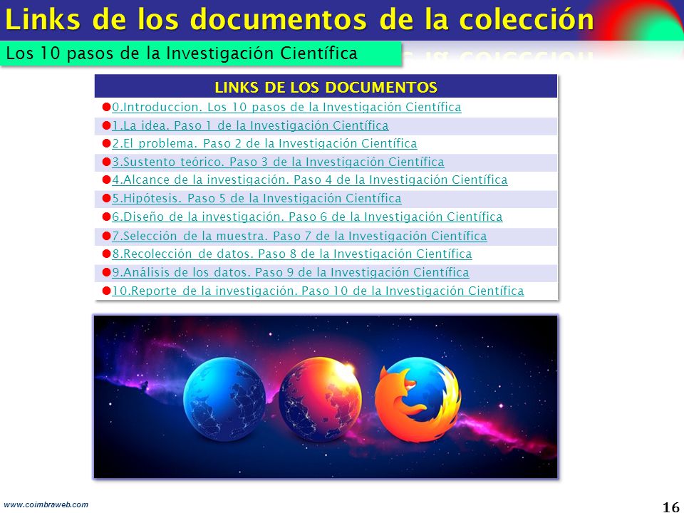 LINKS DE LOS DOCUMENTOS