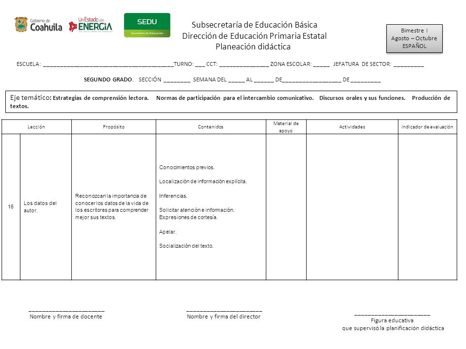 Subsecretaría de Educación Básica