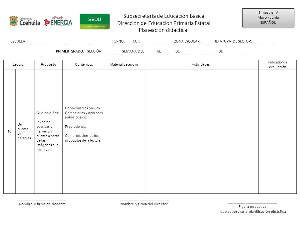 Subsecretaría de Educación Básica