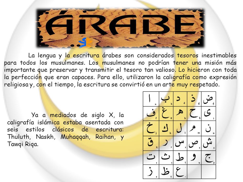 La lengua y la escritura árabes son considerados tesoros inestimables para todos los musulmanes. Los musulmanes no podrían tener una misión más importante que preservar y transmitir el tesoro tan valioso. Lo hicieron con toda la perfección que eran capaces. Para ello, utilizaron la caligrafía como expresión religiosa y, con el tiempo, la escritura se convirtió en un arte muy respetado.