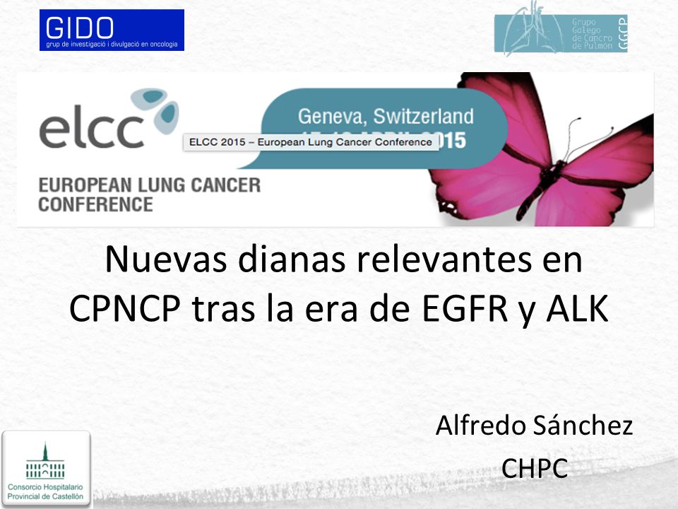 Nuevas dianas relevantes en CPNCP tras la era de EGFR y ALK