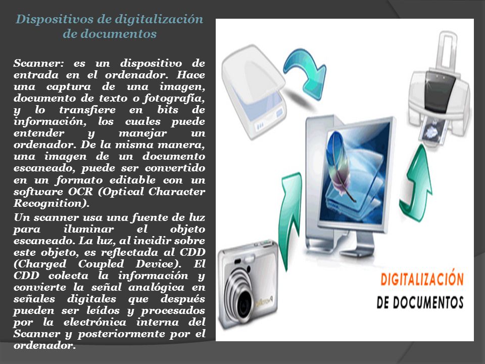Dispositivos de digitalización de documentos
