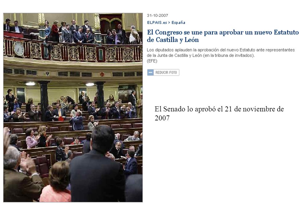 El Senado lo aprobó el 21 de noviembre de 2007