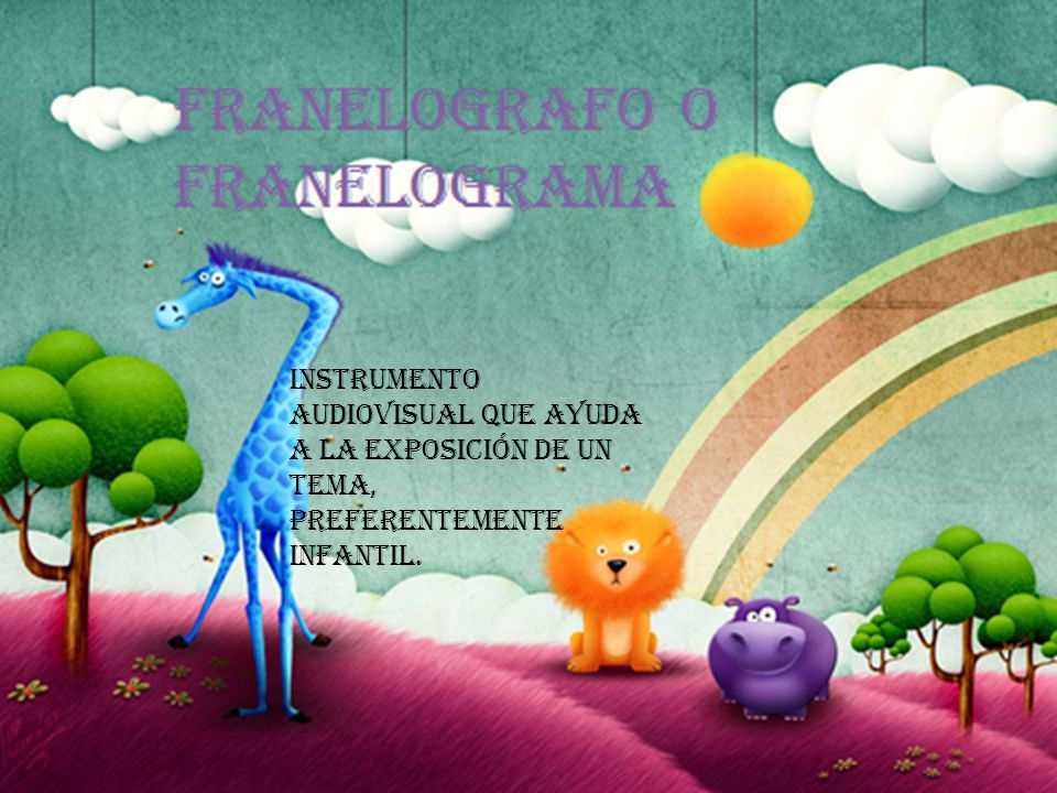 Instrumento audiovisual que ayuda a la exposición de un tema, preferentemente infantil.