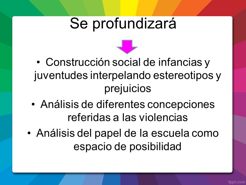 Se profundizará Construcción social de infancias y juventudes interpelando estereotipos y prejuicios.